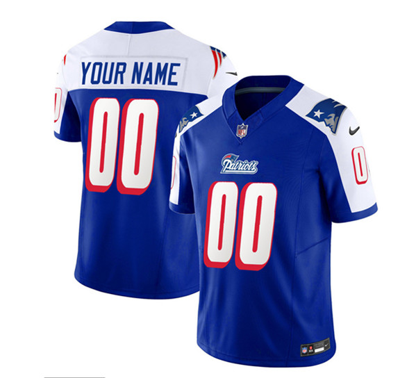 Men & Women & Youth New England Patriots Active Player Custom Blue White 2023 F.U.S.E. Throwback Limited Football Stitched Jersey,We sell and wholesale Men & Women & Youth New England Patriots Active Player Custom Blue White 2023 F.U.S.E. Throwback Limited Football Stitched Jersey on line form chian!